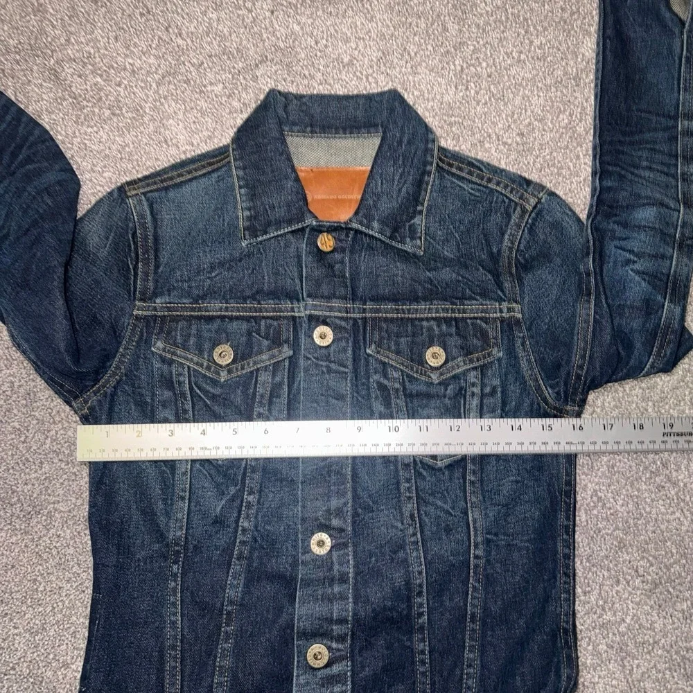 AG Adriano Goldschmied Women's Denim‎ Dark Blue Jean Jacket size XS